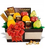 gourmet fruit gift basket