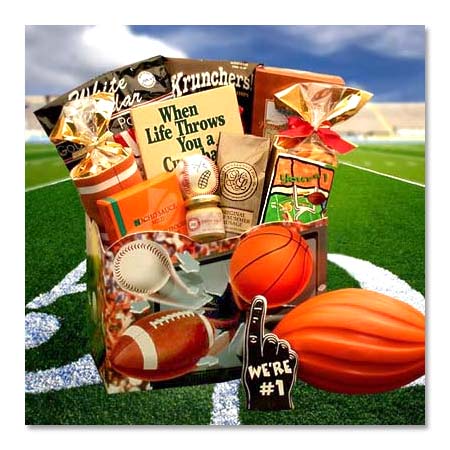 sports gift basket